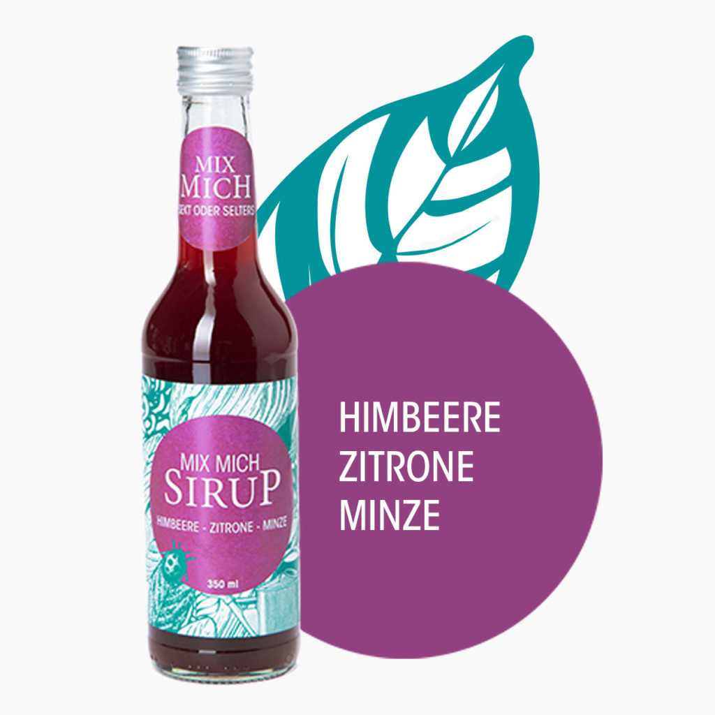 Produkt 04 HimbeereZitroneMinze MIXMICH Sirup